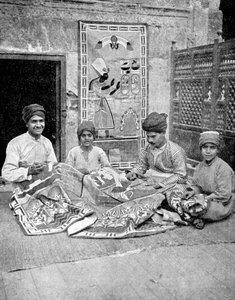 Ambachtslieden, Caïro, Egypte, Afrika door Donald McLeish