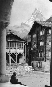 Matterhorn, Zermatt, Zwitserland, ca. 1924