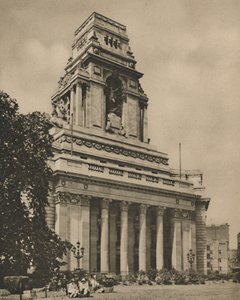 Gebouwen van de Port of London Authority bij Tower Hill, ca. 1935 door Donald McLeish