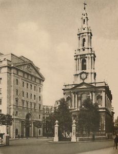 St. Mary-Le-Strand, onderscheiden door moderne straatverbreding