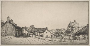 Een dorp in Devonshire door Donald Shaw MacLaughlan