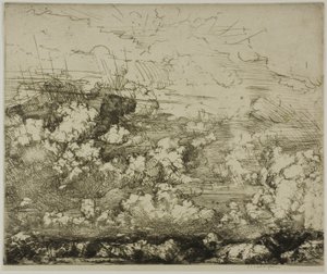 Boven de bergen, Zwitserland door Donald Shaw MacLaughlan