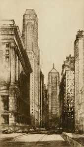 Chicago, het hart van Chicago (avond) door Donald Shaw MacLaughlan