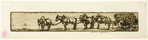 Trekpaarden door Donald Shaw MacLaughlan