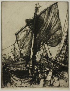 Vissers van Chioggia door Donald Shaw MacLaughlan