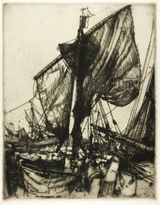 Vissers van Chioggia door Donald Shaw MacLaughlan