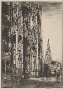 Gotische nacht door Donald Shaw MacLaughlan