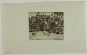 La Porte Gayole, Boulogne-sur-Mer door Donald Shaw MacLaughlan