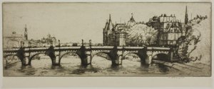 Le Pont Neuf, Parijs door Donald Shaw MacLaughlan