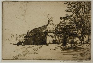 De Twee Hutten door Donald Shaw MacLaughlan