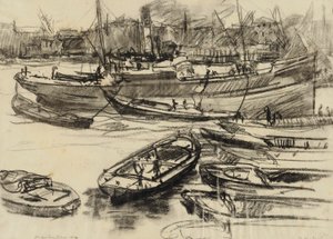Londen in het zwembad door Donald Shaw MacLaughlan