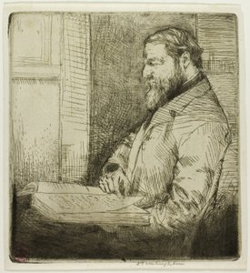 Portret van Franse Student door Donald Shaw MacLaughlan