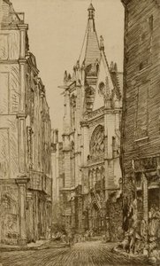 St. Severin, Parijs door Donald Shaw MacLaughlan