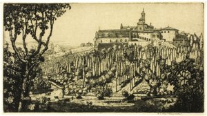 De Certosa, Florence door Donald Shaw MacLaughlan