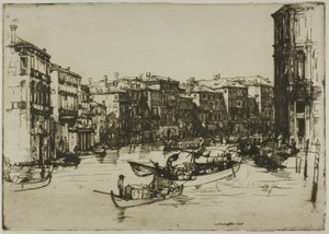 De markt, Venetië