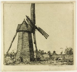 De Windmolen door Donald Shaw MacLaughlan