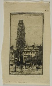 Tour de Beurre, Rouen door Donald Shaw MacLaughlan