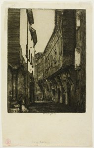 Via San Vitale, Bologna door Donald Shaw MacLaughlan