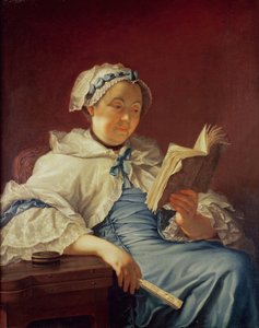 De vrouw van de kunstenaar, 1758 door Donat Nonotte