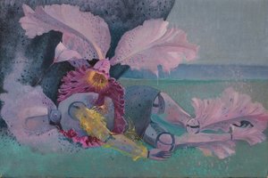 Metamorfose, mannequin en orchidee