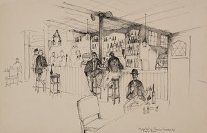 Publieke bar door Donatella Merlo