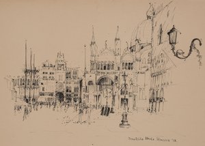 Venetië, San Marcoplein door Donatella Merlo