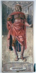 Man met een tweehandszwaard, ca. 1486 door Donato Bramante