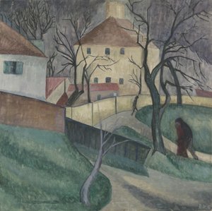Herfstkou, 1916 door Dora Bromberger
