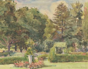 Parmelee-tuin, ca. 1920 door Dora Louise Murdoch
