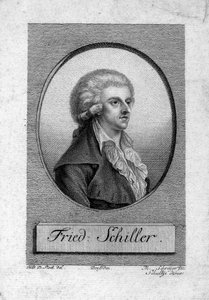 Portret van Friedrich von Schiller 1759-1805 door Dora Stock