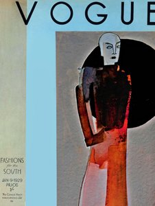 Art-deco-mode-illustratie