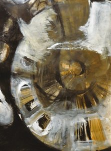 Dynamische spiraal met textuur door Doris Schmitz