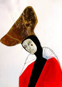 Het mysterieuze figuurtje met de gouden hoed door Doris Schmitz
