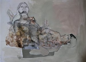 Liggende figuren door Doris Schmitz