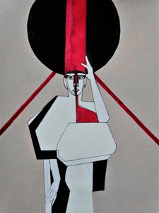 Red Stripe-vrouw