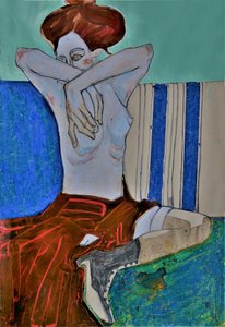 Eerbetoon aan Egon Schiele door Doris Schmitz