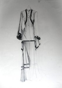 Schets van vintage mode door Doris Schmitz