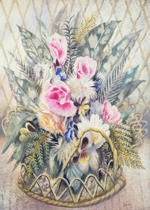 Godetias door Dorothy M. Larcher
