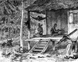 Maleisische hut door Dosso