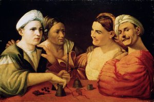 Goochelaars, 16e eeuw door Dosso Dossi