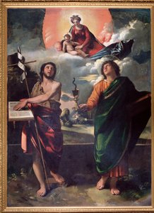 Maagd en kind met Johannes de Doper en Johannes de Evangelist