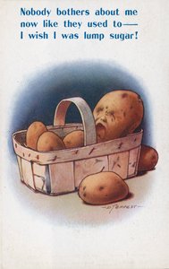 Aardappelen (kleurenlitho)