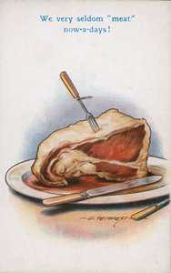 Rosbief (kleurenlitho)