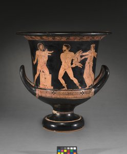 Detail van een roodfiguren lekythos door Douris