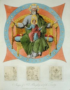 Beelden van God Almachtig en van de Drie-eenheid uit de Kathedraal van de Hemelvaart, Moskou, plaat 14 uit 