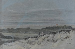 Kustlijn met Zandduinen