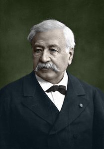 Portret van Ferdinand de Lesseps (1805 - 1894). Fotografie van Dragon.