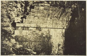 Palais Du Cirque in Chichen-Itza, Interieur van een Zaal, 1859