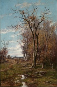 Herfstlandschap door Du Bois Fenelon Hasbrouck