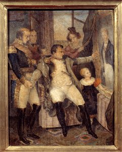 Portret van Napoleon I voor het portret van zijn zoon de koning van Rome door Dubreuil